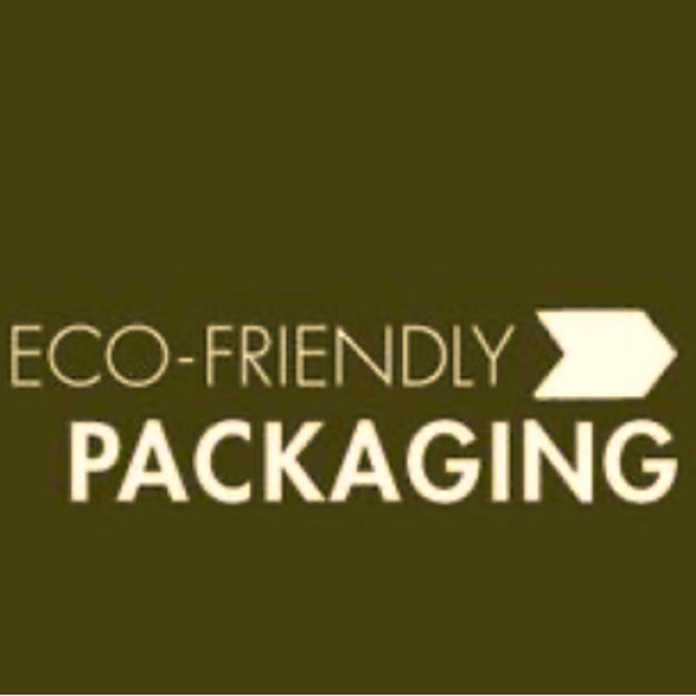Packages are shipped using recycled packaging